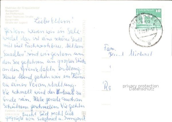 Salzwedel Klubhaus der Erdgasarbeiter Burggarten – Bild 2