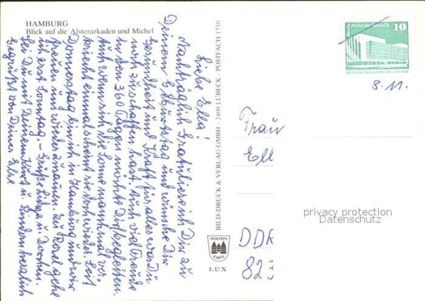 Hamburg Alsterarkaden und Michel – Bild 2