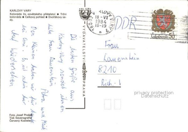 Karlovy Vary Kolonada cs.-sovetskeho pratelstvi Trzn – Bild 2
