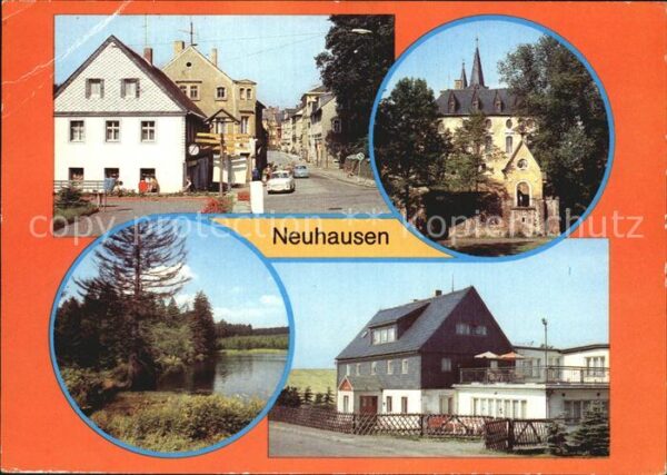 Neuhausen Marienberg Erholungsort Bahnhofstrasse Schloß Purs