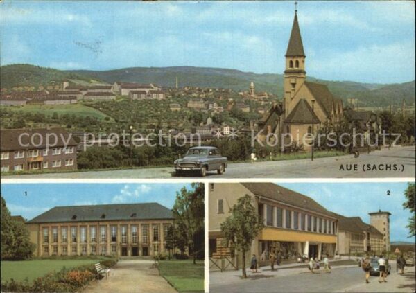 Aue Sachsen Kulturhau Ernst-Thälmann Kaufhaus Obers