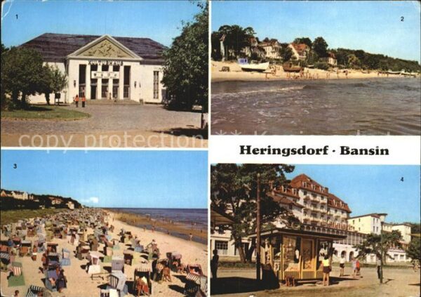 Bansin Ostseebad Kulturhaus Strand FDGB-Erholungsheim So