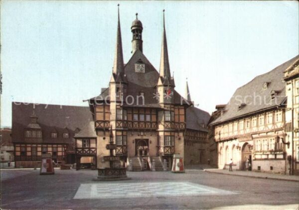 Wernigerode Harz Rathaus Hotel Gotisches Haus