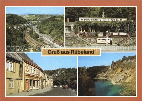 Ruebeland Harz Baumannshöhle Blauer See