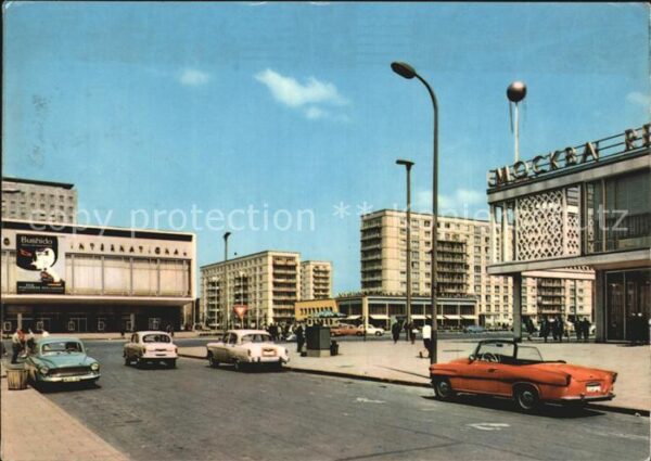 Berlin Hauptstadt der DDR Karl-Marx-Allee