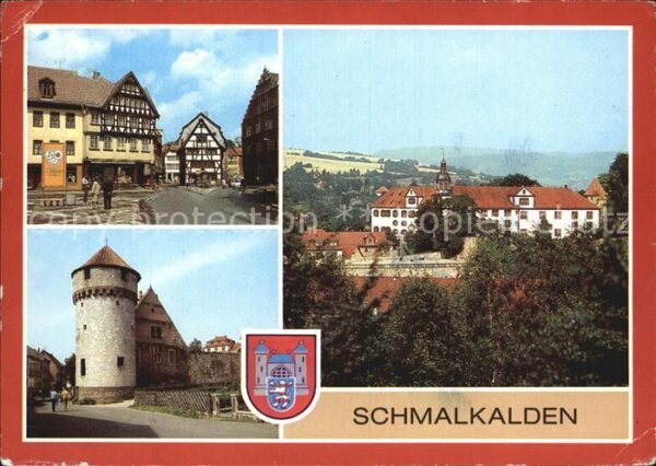 Schmalkalden Pulverturm Altmarkt Schloß Wilhelmsburg