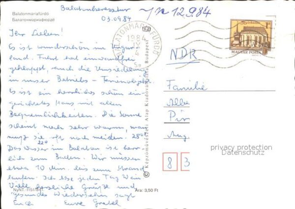 Balatonmariafuerdo Ortsansichten – Bild 2