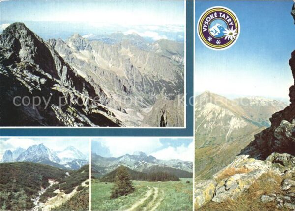 Vysoke Tatry Hohe Tatra Jastrabia veza a Jahnaci sti