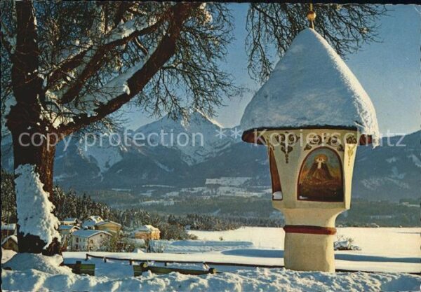 Marterle Kaernten am Faakersee Winter