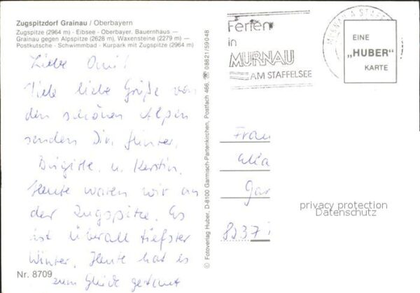 Grainau Zugspitzdorf Eibsee Waxensteine Postkut – Bild 2