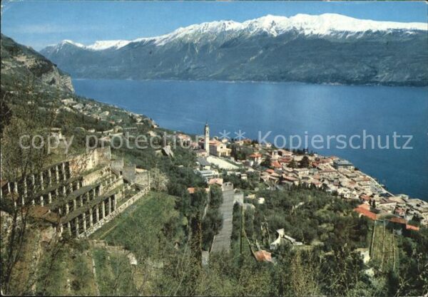 Lago di Garda Gargnano Teilansicht