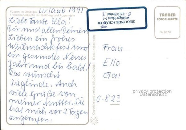 Fuessen Allgaeu Franziskanerkirche Roßberg Aggenstein – Bild 2