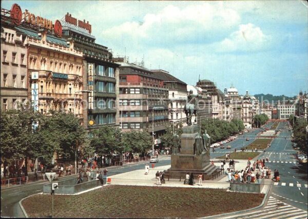 Praha Prahy Prague Wenzelsplatz