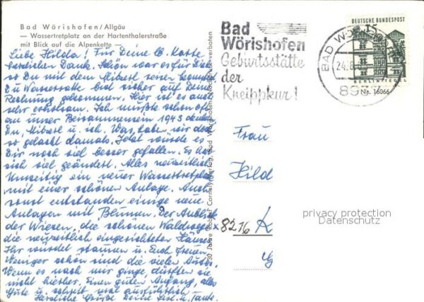 Bad Woerishofen Wassertretülatz Hartenthalerstrasse Alp – Bild 2