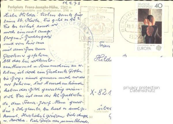 Grossglockner Parkplatz Franz-Josephs-Höhe Schnellgas – Bild 2