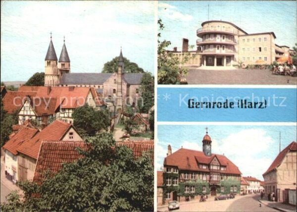 Gernrode Harz Spittelplatz FDGB Erholungsheim Fritz H