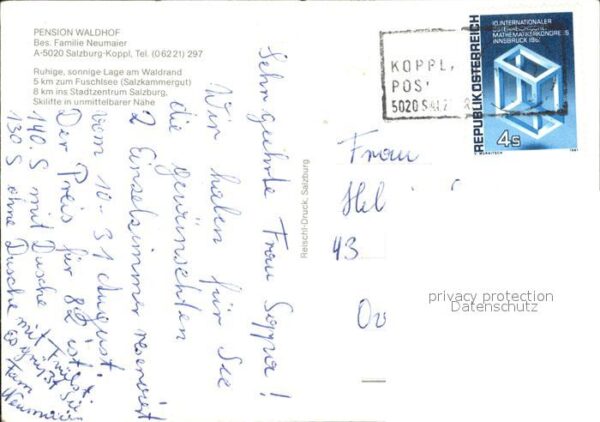 Salzburg Oesterreich Pension Waldhof – Bild 2