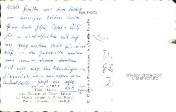 Rabat Marokko Tour Hassan Les Oudaias Garde Palais Ro – Bild 2