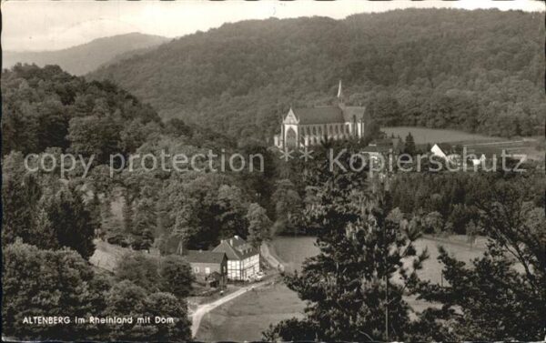 Altenberg Rheinland Teilansicht mit Dom
