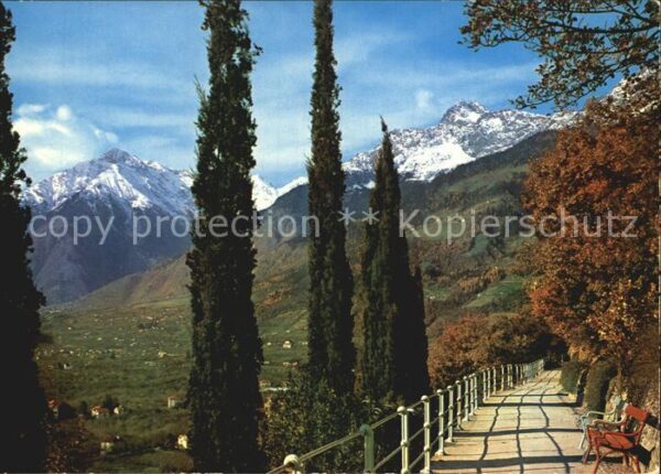 Meran Merano Passeggiata Tappeiner Weg Herbststimmun