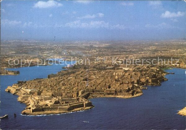 Valletta Capital City aerial view