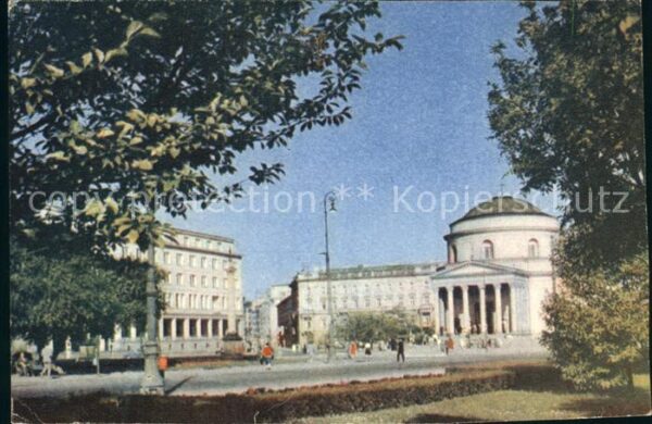 Warszawa Plac Trzech Krzyzy Platz der drei Kreuz