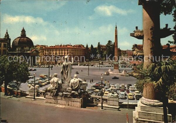 Roma Rom Piazza del Popolo Volksplatz