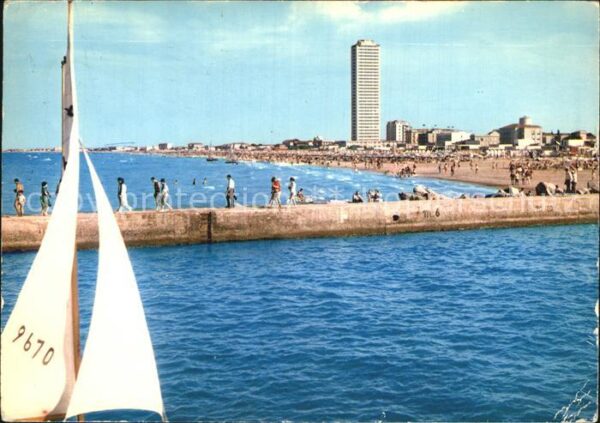 Cesenatico Porto Canale Spiaggia Hafen Strand Sege