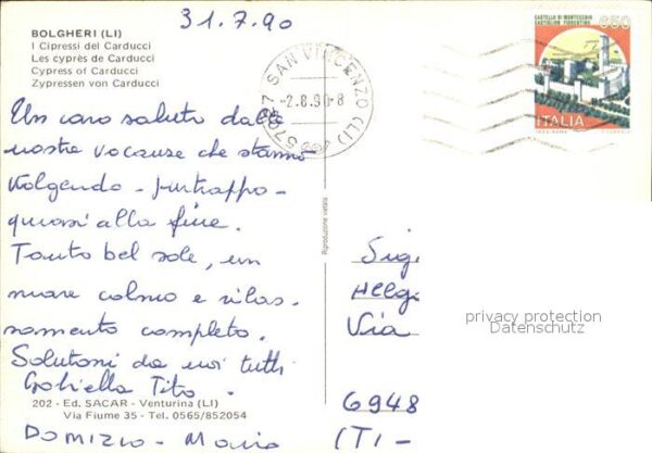 Bolgheri I Cipressi del Carducci Zypressen – Bild 2