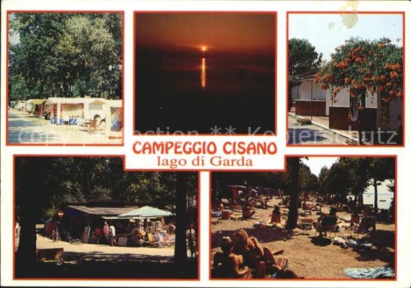 Cisano Lago di Garda Campeggio Cisano Camping Gardasee Sonne