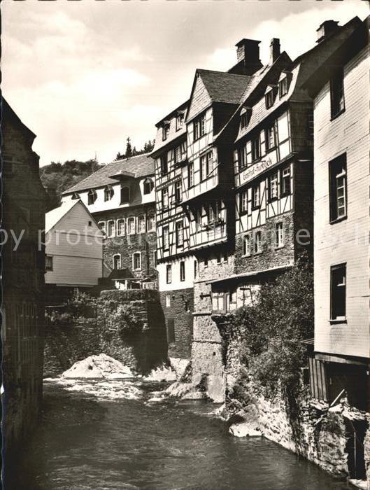 Monschau Partie an der Rur Altstadt