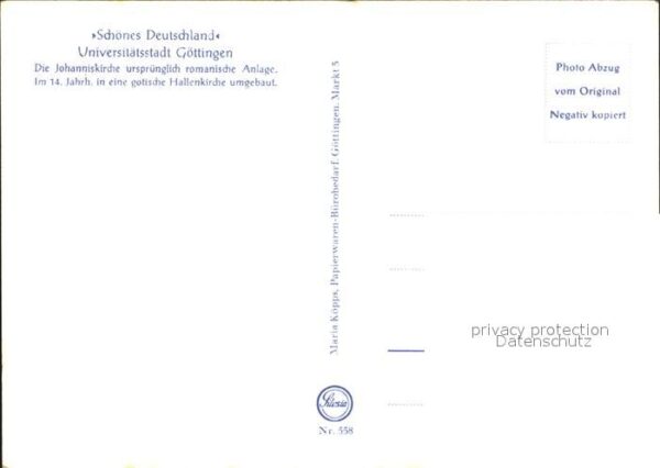 Goettingen Niedersachsen Johanniskirche Serie Schönes Deutschlan – Bild 2