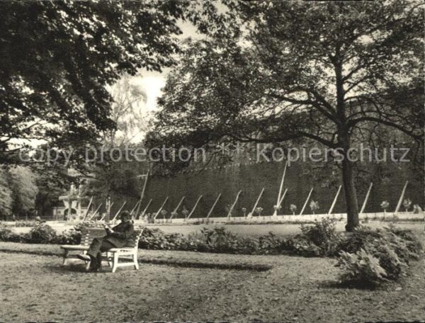 Bad Rothenfelde Park am Gradierwerk Kupfertiefdruck
