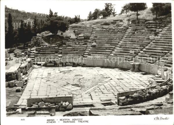 Athens Athen Dionysiae Theatre Amphitheater Antike S