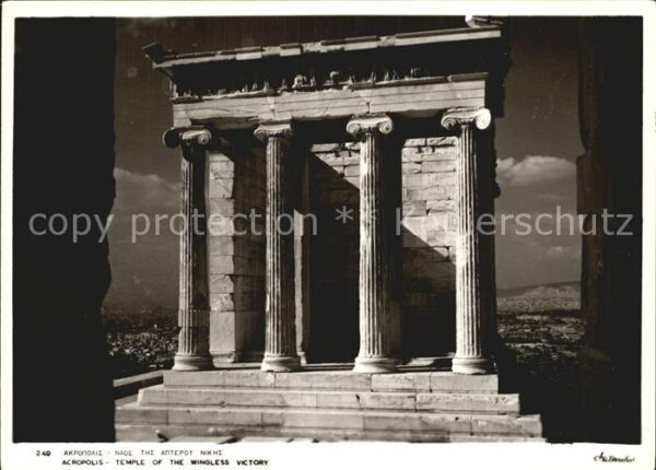 Athens Athen Acropolis Temple of the Wingless Victor