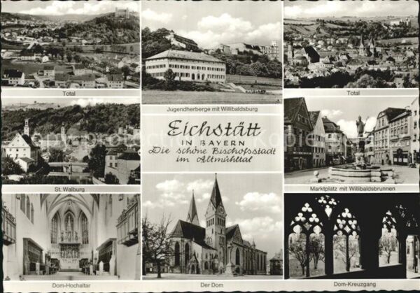 Eichstaett Oberbayern Bischofsstadt Altmühltal St Walburg Dom