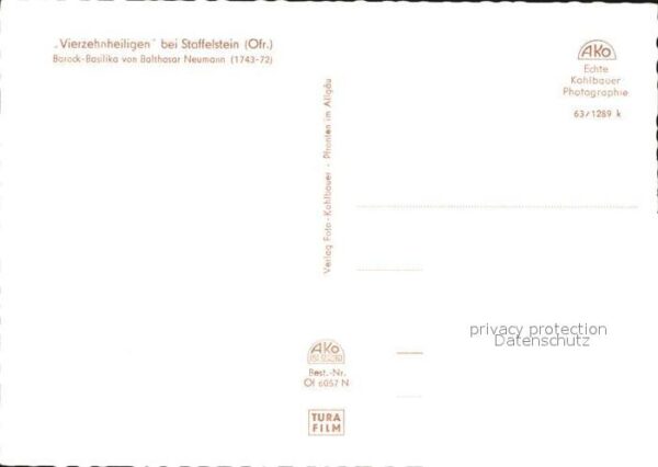 Vierzehnheiligen Barock Basilika von Balthasar Neumann 1 – Bild 2