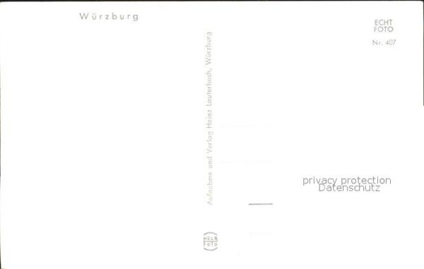 Wuerzburg Fliegeraufnahme Alte Mainbrücke und Inn – Bild 2