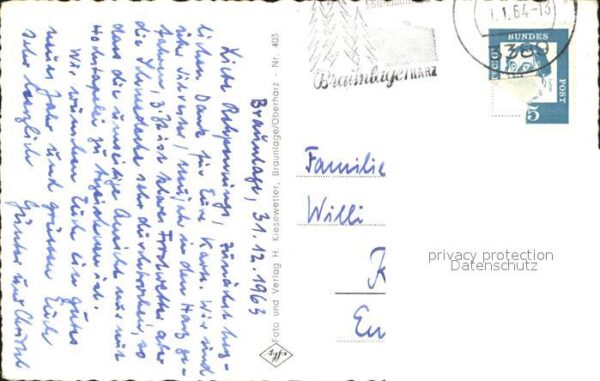 Braunlage Blick auf den Wurmberg – Bild 2