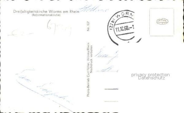 Worms Rhein Dreifaltigkeitskirche – Bild 2