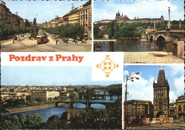 Prag Prahy Prague Denkmal Karlsbrücke