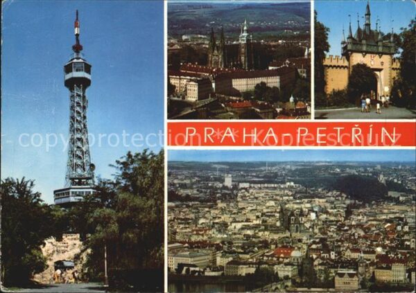 Prag Prahy Prague Aussichtsturm Petry Fliegeraufnahme