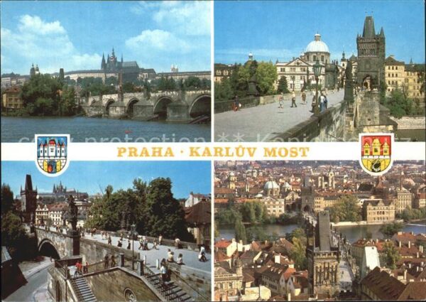 Prag Prahy Prague Burg Karlsbrücke