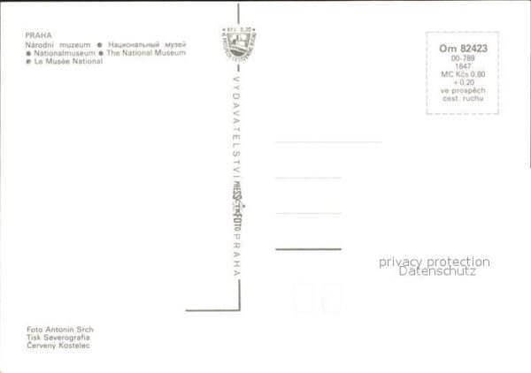 Prag Prahy Prague Nationalmuseum – Bild 2