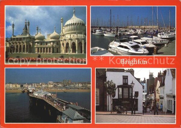 Brighton East Sussex The Royal Pavillon Palace Pier The Mari