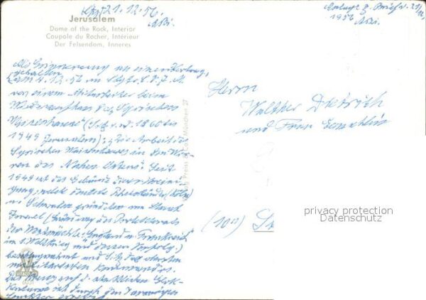 Jerusalem Yerushalayim Der Felsendom Innerses – Bild 2