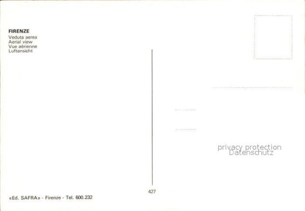 Firenze Florenz Fliegeraufnahme – Bild 2