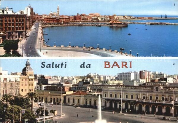 Bari Puglia La rotonda Piazza Roma Stazione