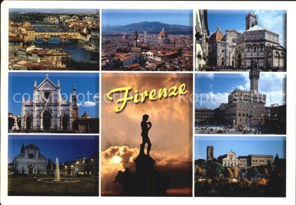 Firenze Florenz Kathedrale Franziskanerkirche Gesamtans