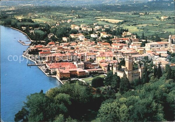 Lazise Lago di Garda Fliegeraufnahme